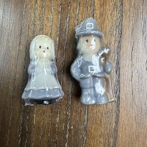 Vintage The Vermont Country Store Pilgrim Candles Set of 2 Unused